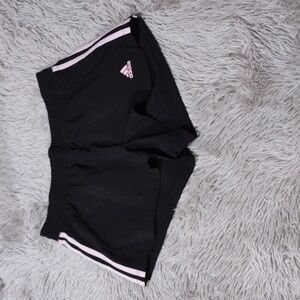 Adidas shorts black with  light pink.